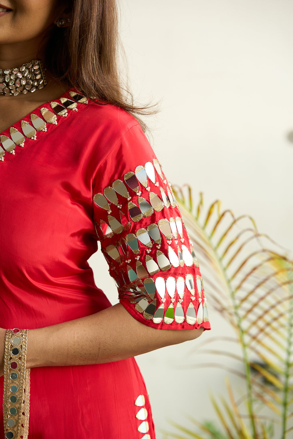 Vara Mirror Red
