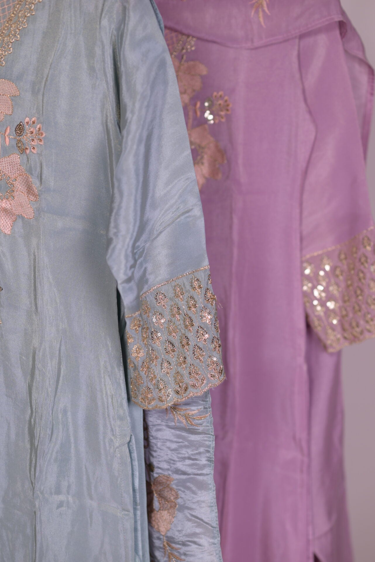 Zari Metallic blue