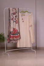 Cream Rajwadi Suit
